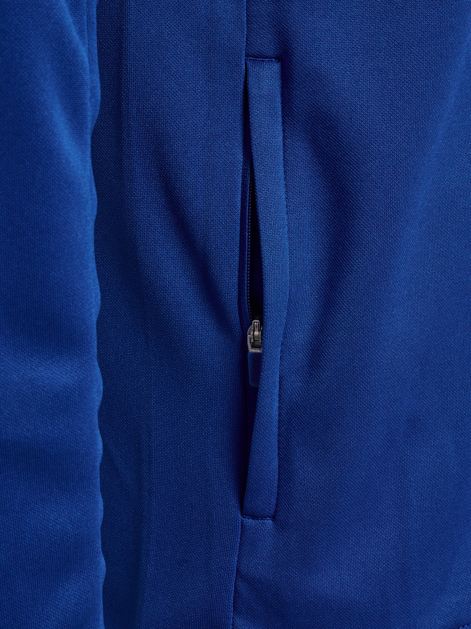 hmlCORE 2.0 ZIP HOODIE - 7691/TRUE BLUE/WHITE