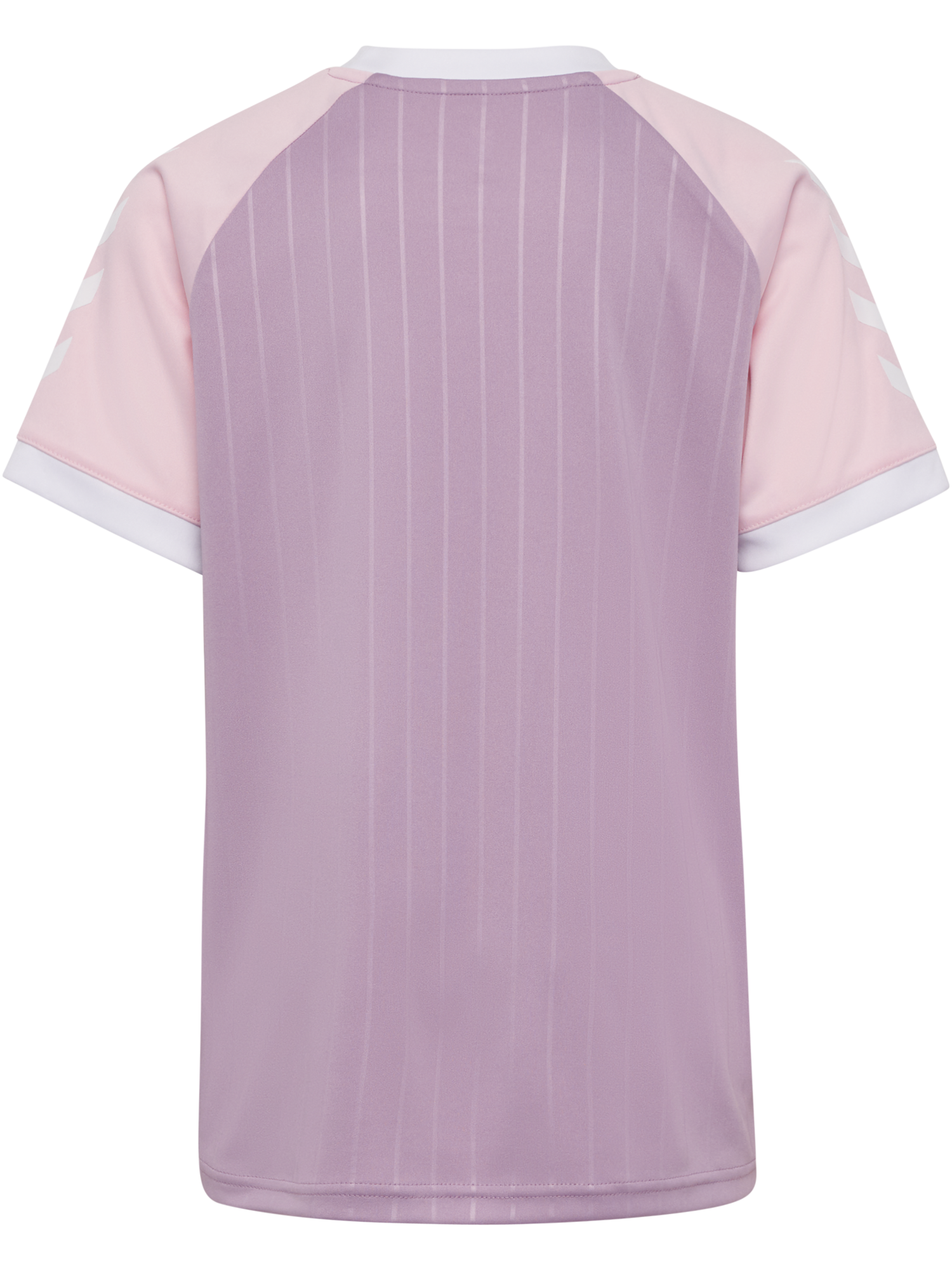 hmlJR STRIPE T-SHIRT S/S - 9001/WHITE