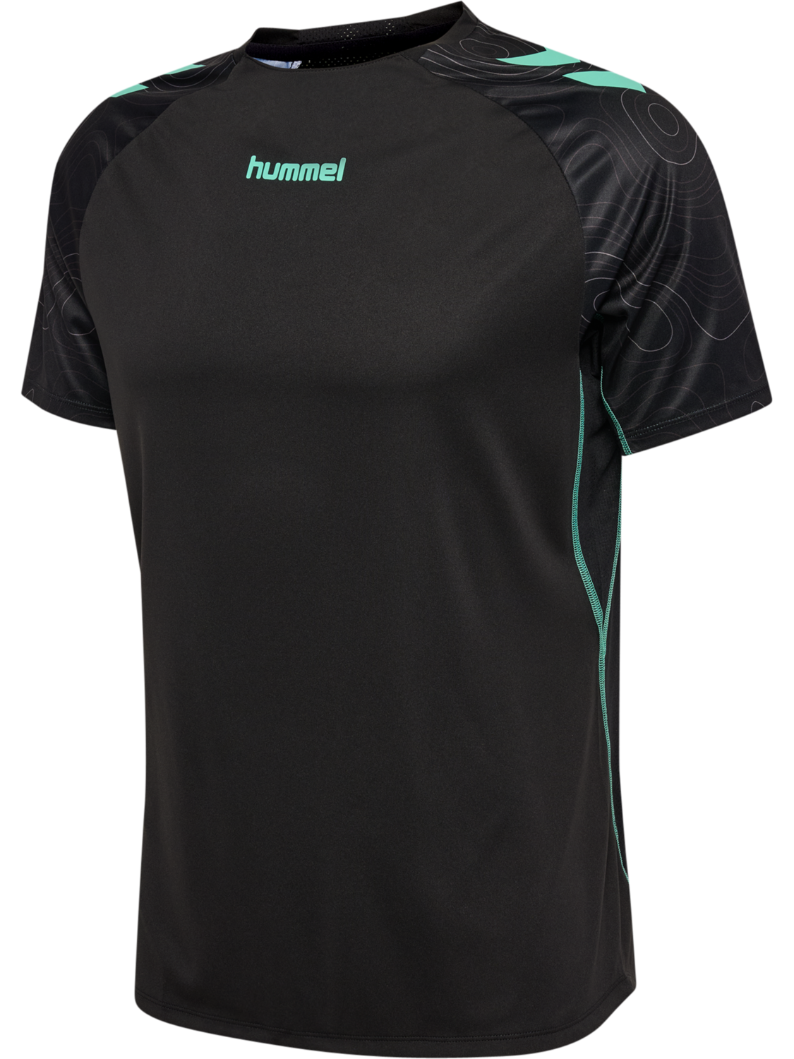 hmlBLAZE 2.0 TRAINING JERSEY S/S - 2784/BLACK/POOL