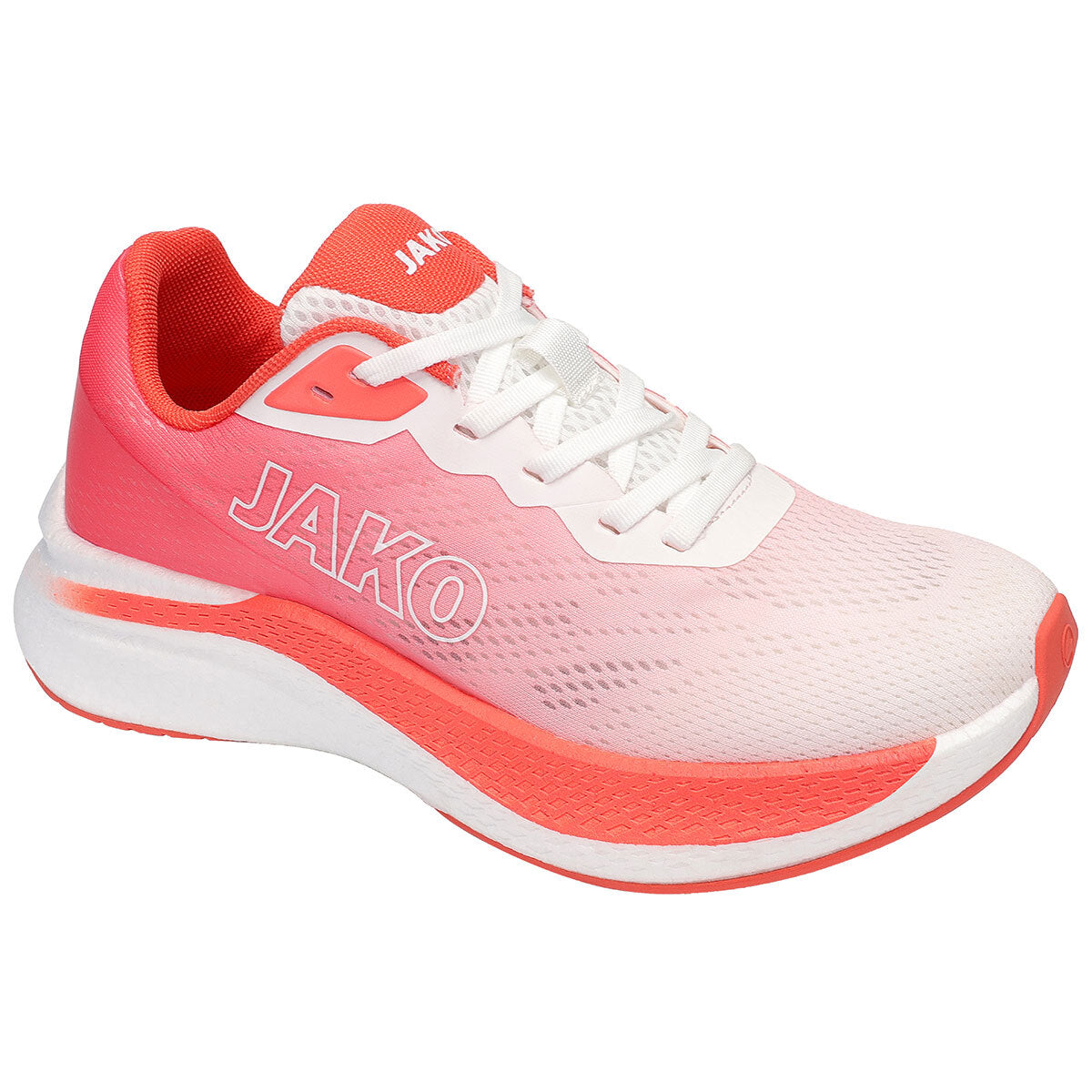 Jako Laufschuh Riverflow Lite - hot coral/weiß