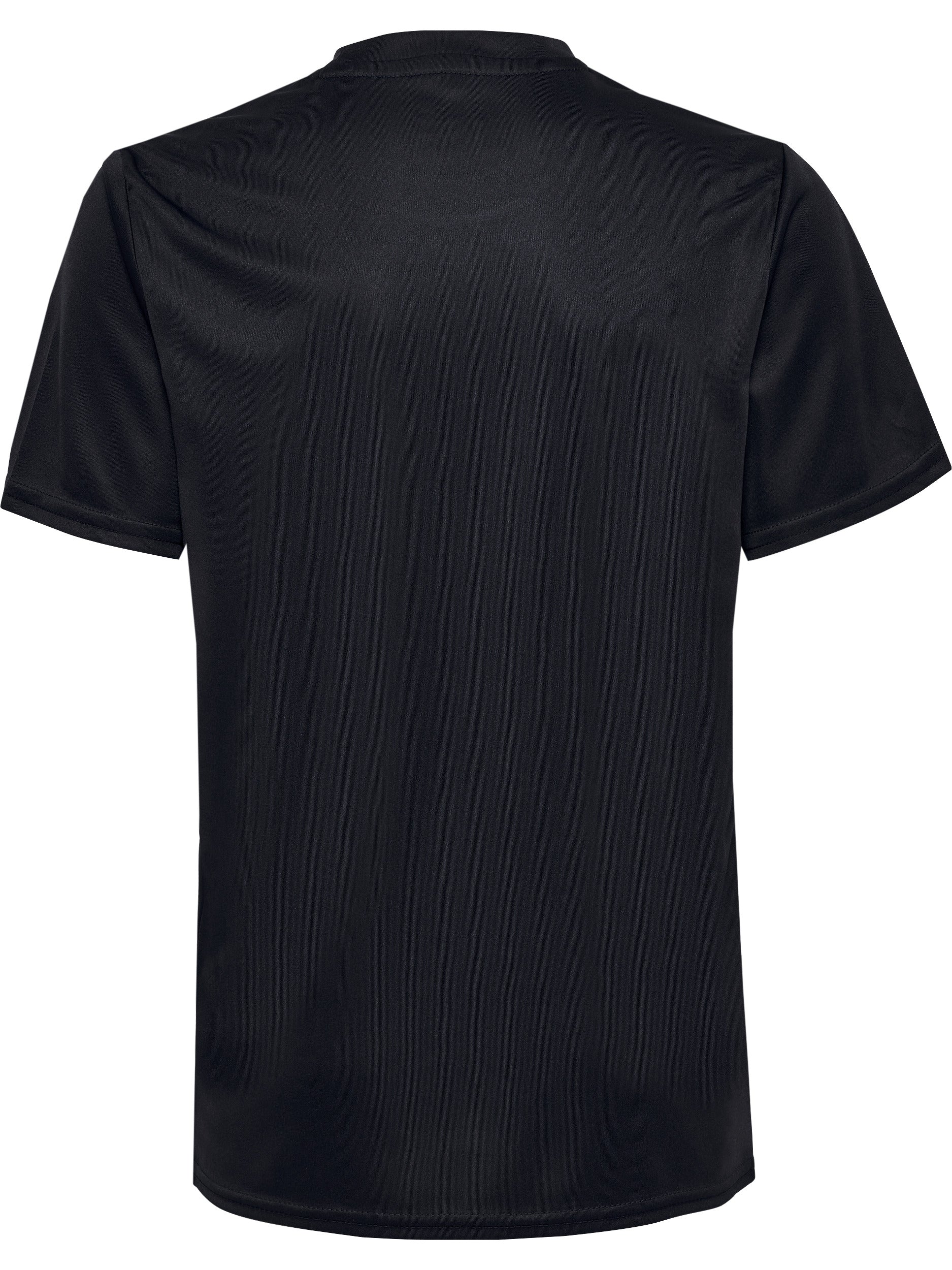 hmlESSENTIAL JERSEY S/S KIDS - BLACK - 128