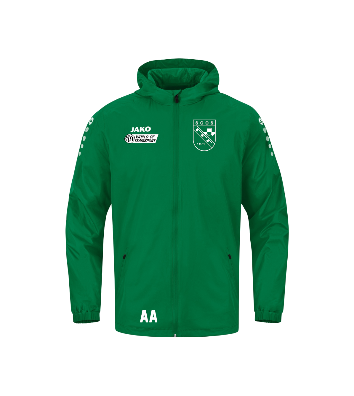 Allwetterjacke Grün SGOS Fußball