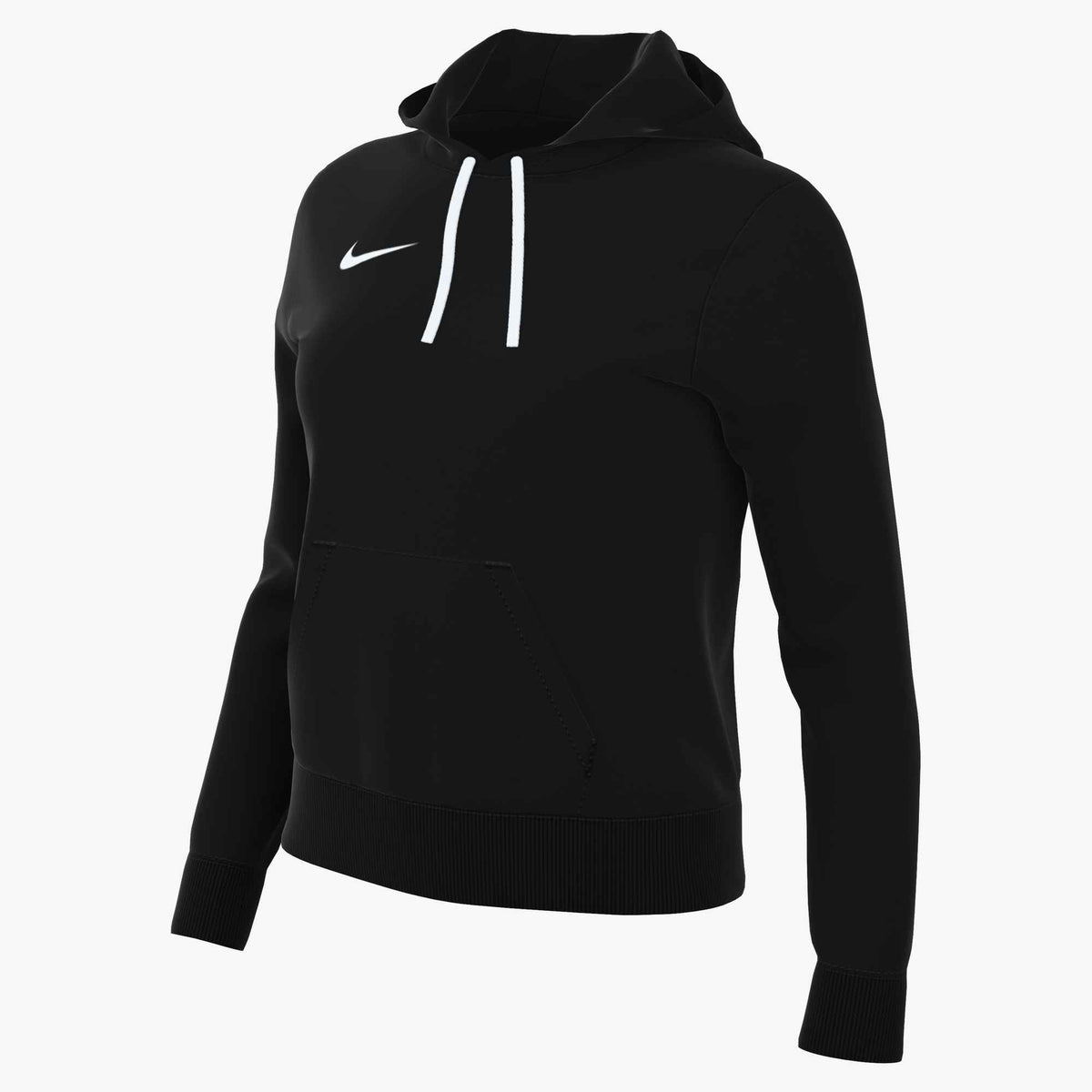 W NK PARK26 FLC PO HOODIE - 100/WHITE/BLACK