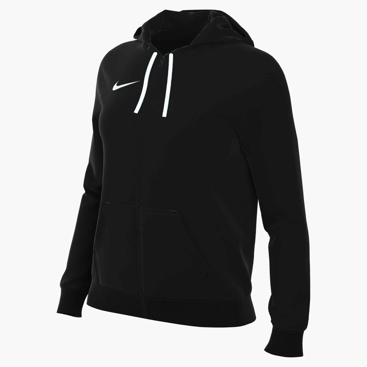 W NK PARK26 FLC FZ HOODIE - 063/DK GREY HEATHER/BL