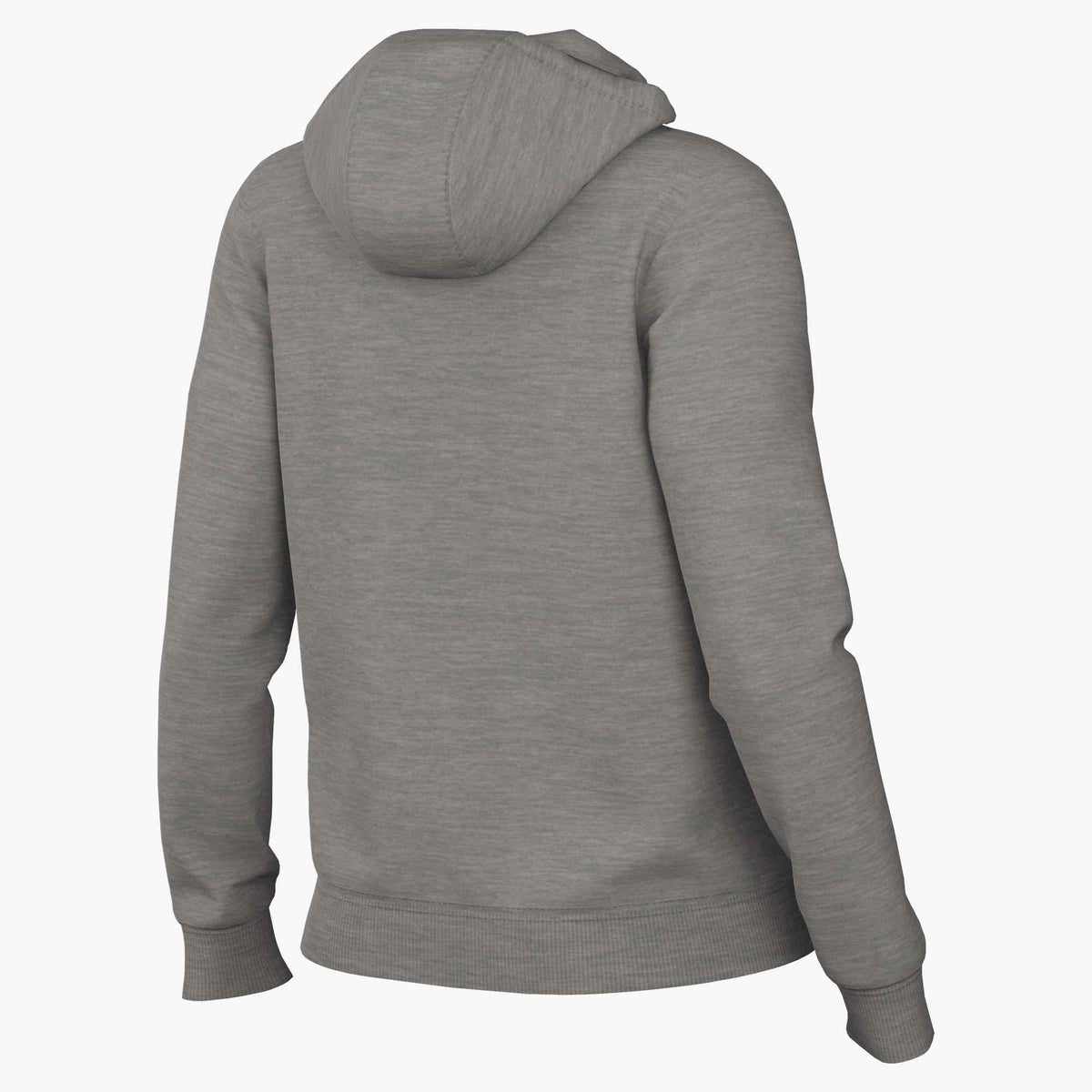 W NK PARK26 FLC FZ HOODIE - 063/DK GREY HEATHER/BL