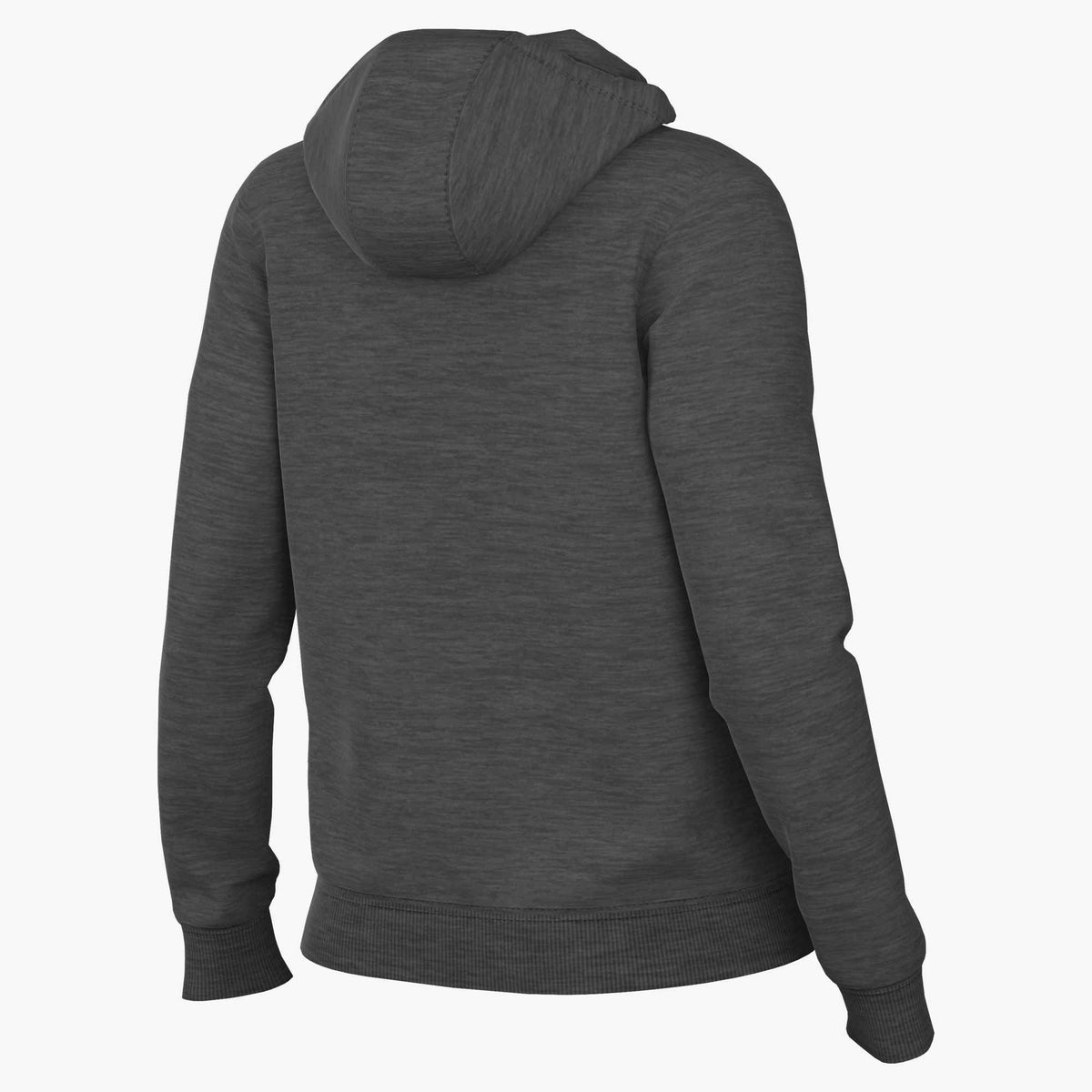 W NK PARK26 FLC FZ HOODIE - 063/DK GREY HEATHER/BL