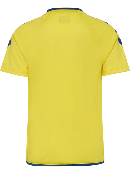 hmlCORE 2.0 JERSEY S/S KIDS - 1299/STEEL GRAY/WHIT
