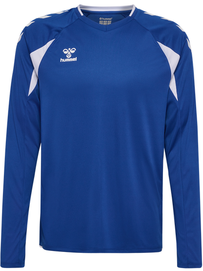 hmlCORE 2.0 JERSEY L/S - 7691/TRUE BLUE/WHITE