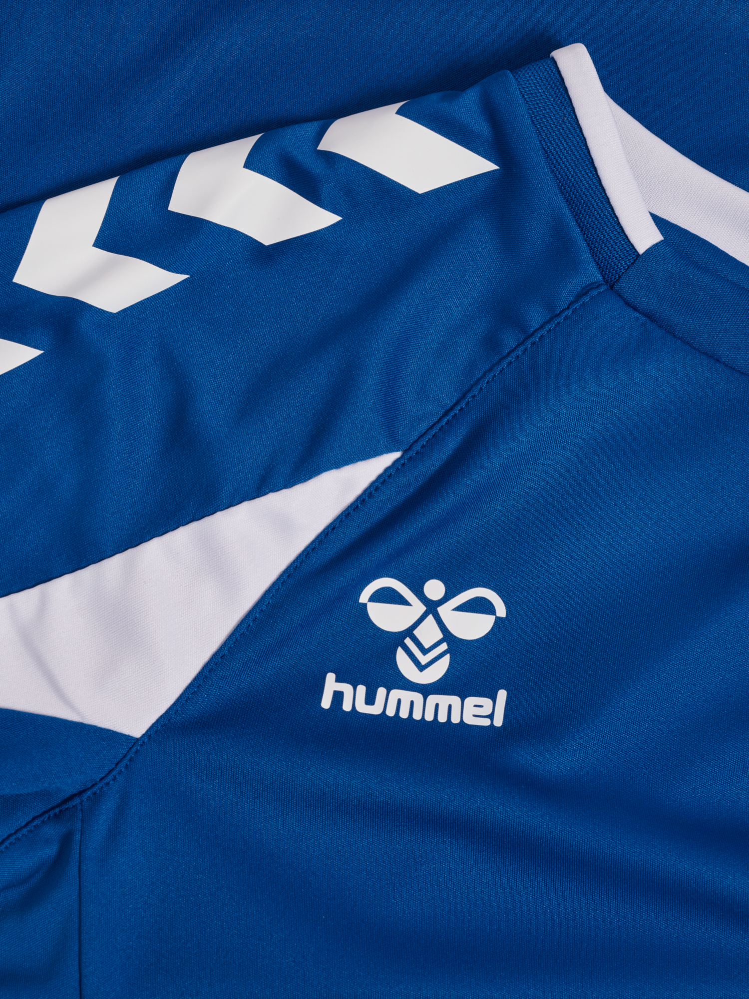 hmlCORE 2.0 JERSEY L/S KIDS - 7691/TRUE BLUE/WHITE