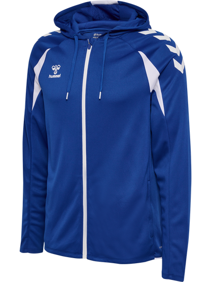 hmlCORE 2.0 ZIP HOODIE - 7691/TRUE BLUE/WHITE