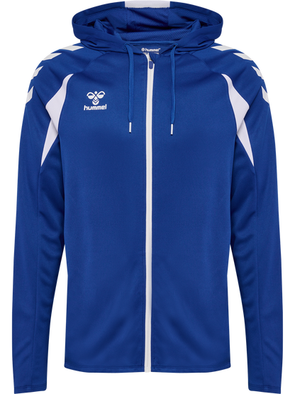 hmlCORE 2.0 ZIP HOODIE - 7691/TRUE BLUE/WHITE