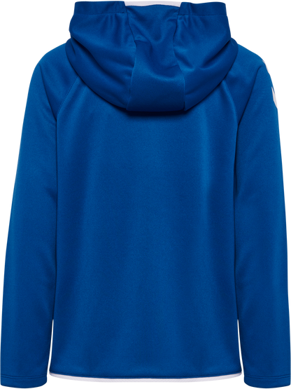 hmlCORE 2.0 ZIP HOODIE KIDS - 7691/TRUE BLUE/WHITE