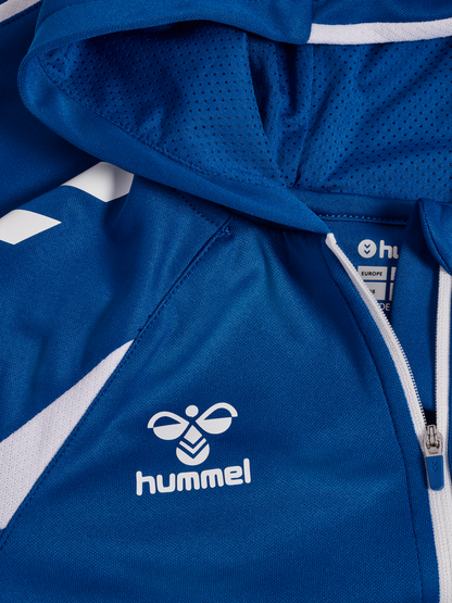 hmlCORE 2.0 ZIP HOODIE KIDS - 7691/TRUE BLUE/WHITE