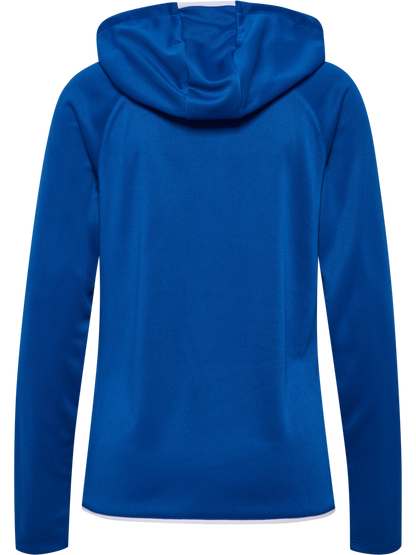 HMLGO COTTON ZIP HOODIE - 2114/BLACK/white
