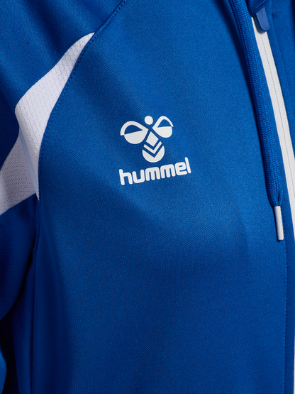HMLGO COTTON ZIP HOODIE - 2114/BLACK/white