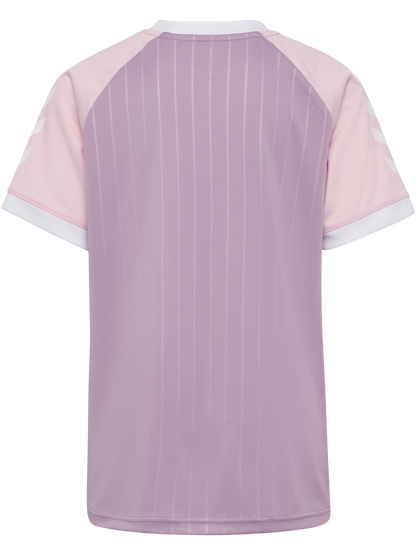 hmlJR STRIPE T-SHIRT S/S - 9001/WHITE
