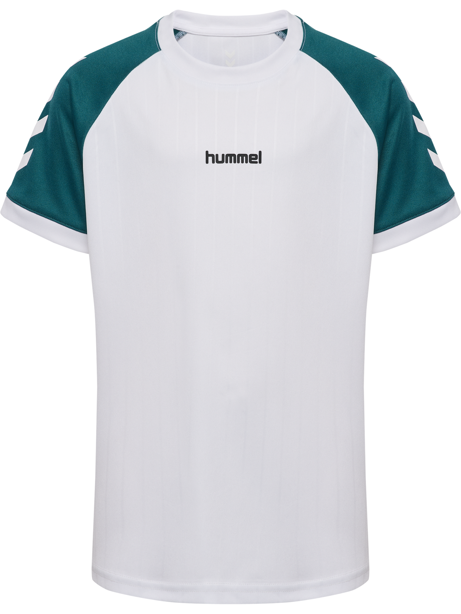 hmlJR STRIPE T-SHIRT S/S - 9001/WHITE
