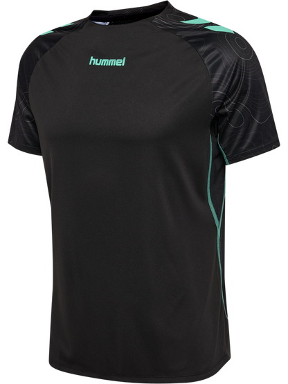 hmlBLAZE 2.0 TRAINING JERSEY S/S - 2784/BLACK/POOL