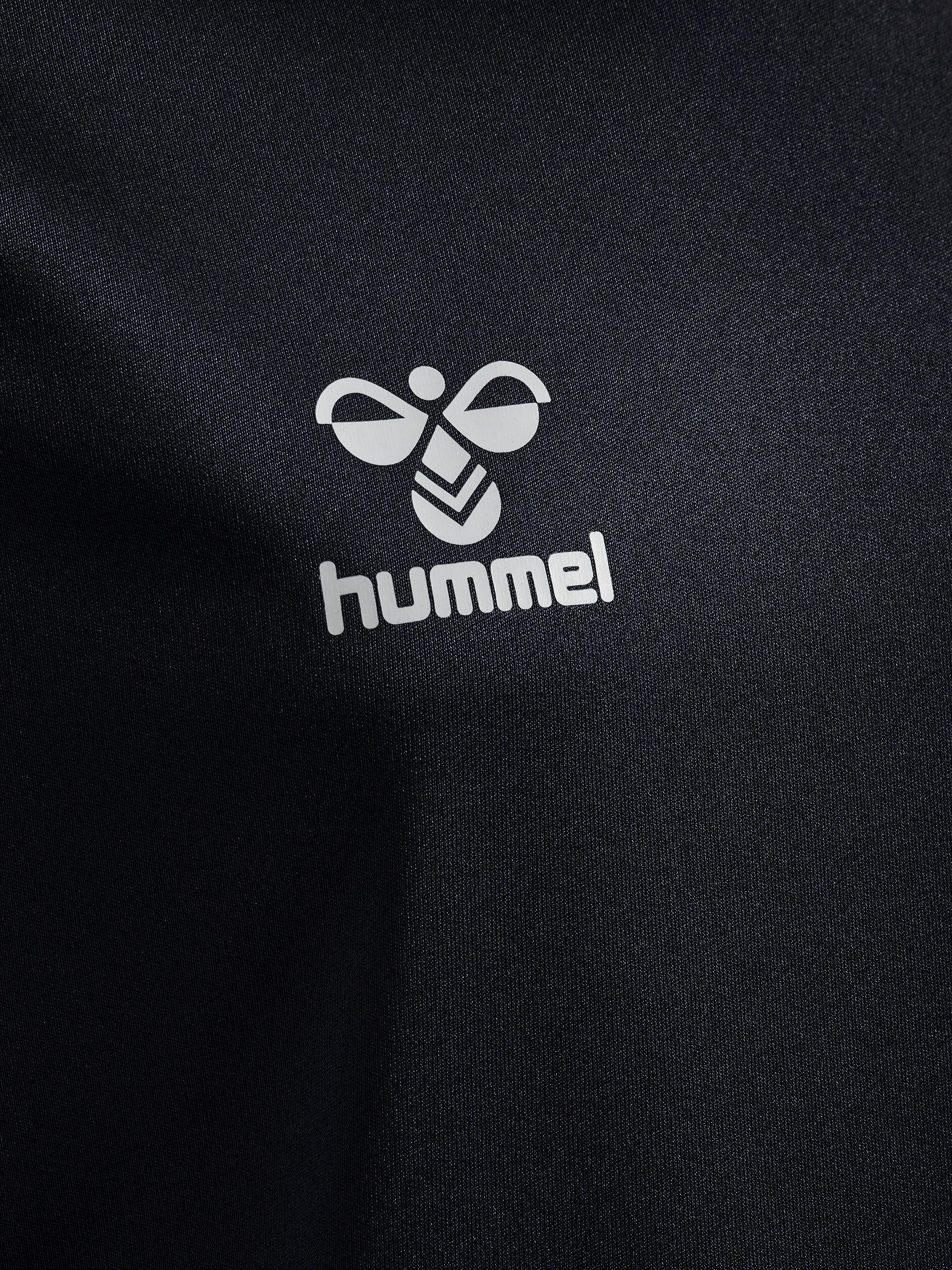 hmlESSENTIAL JERSEY S/S KIDS - BLACK - 128