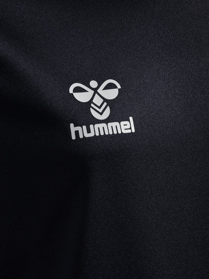 hmlESSENTIAL JERSEY S/S KIDS - BLACK - 128