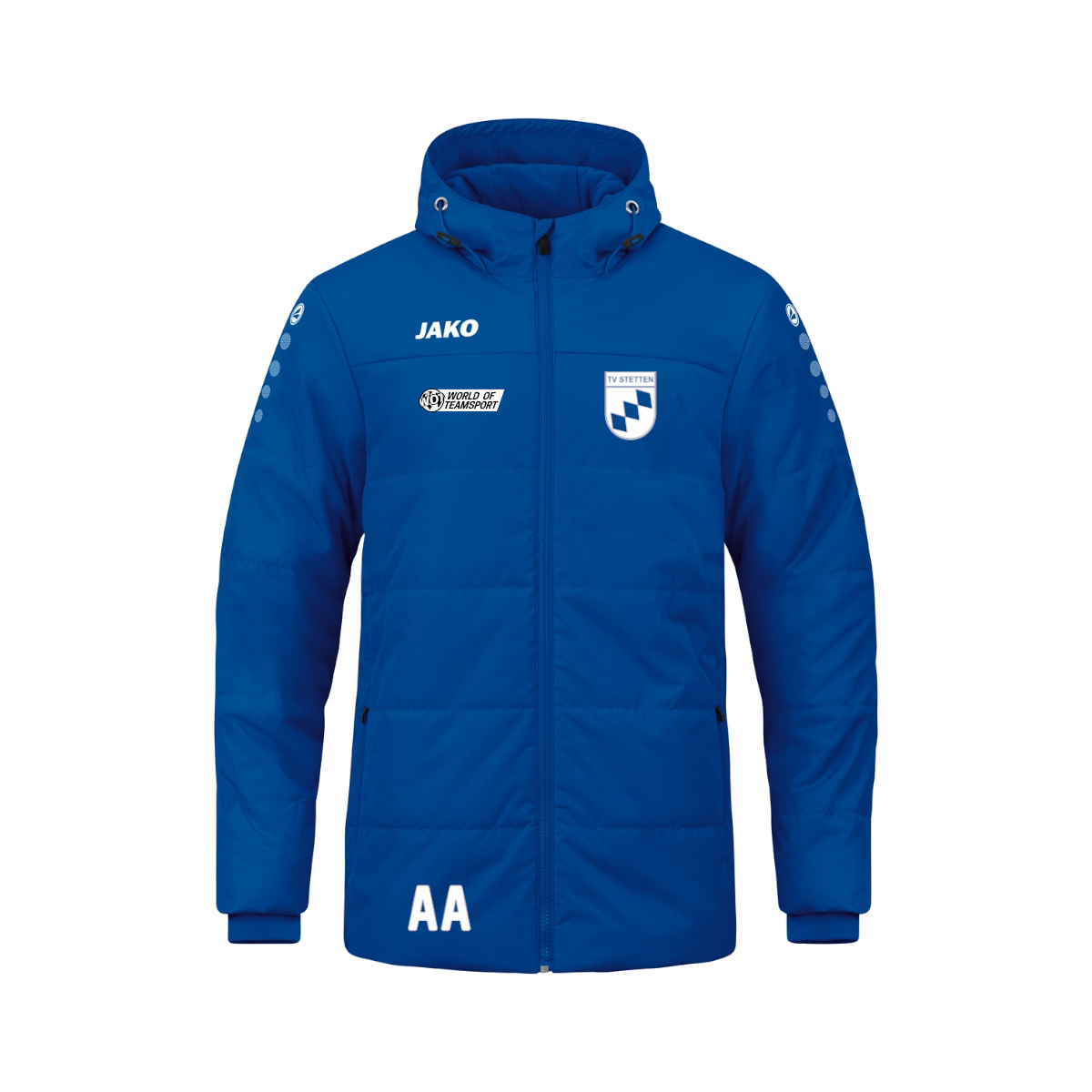 Coachjacke Team mit Kapuze TV Stetten Fußball