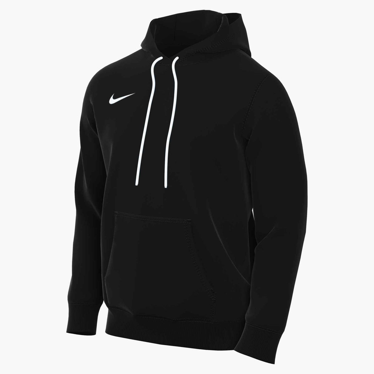 M NK PARK26 FLC PO HOODIE - 063/DK GREY HEATHER/BL