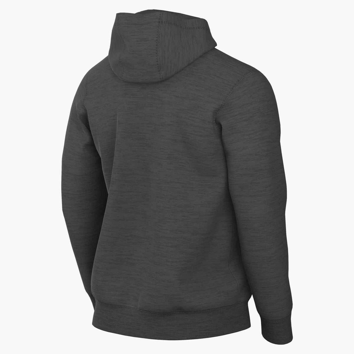 M NK PARK26 FLC PO HOODIE - 063/DK GREY HEATHER/BL