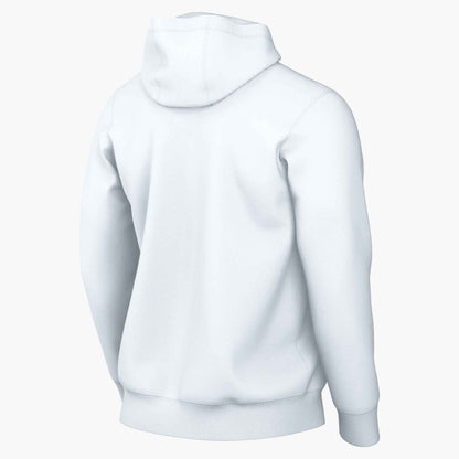 M NK PARK26 FLC PO HOODIE - 063/DK GREY HEATHER/BL
