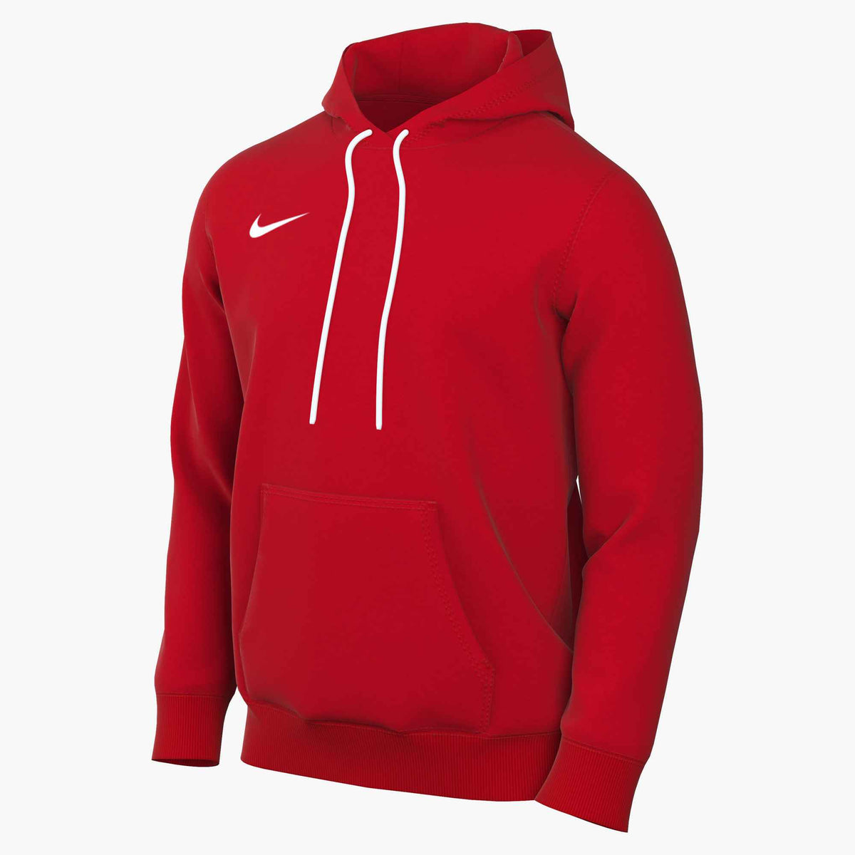M NK PARK26 FLC PO HOODIE - 063/DK GREY HEATHER/BL
