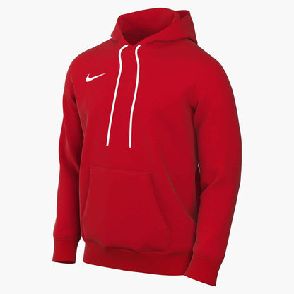 M NK PARK26 FLC PO HOODIE - 063/DK GREY HEATHER/BL