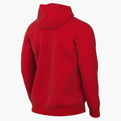 M NK PARK26 FLC PO HOODIE - 063/DK GREY HEATHER/BL