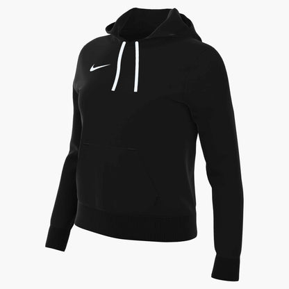 W NK PARK26 FLC PO HOODIE - 100/WHITE/BLACK