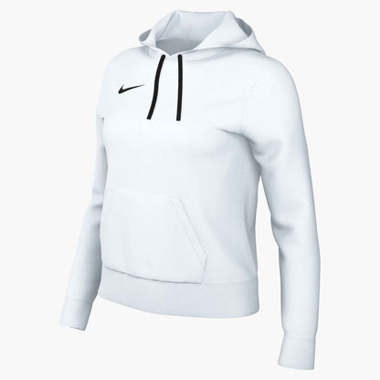 W NK PARK26 FLC PO HOODIE - 100/WHITE/BLACK