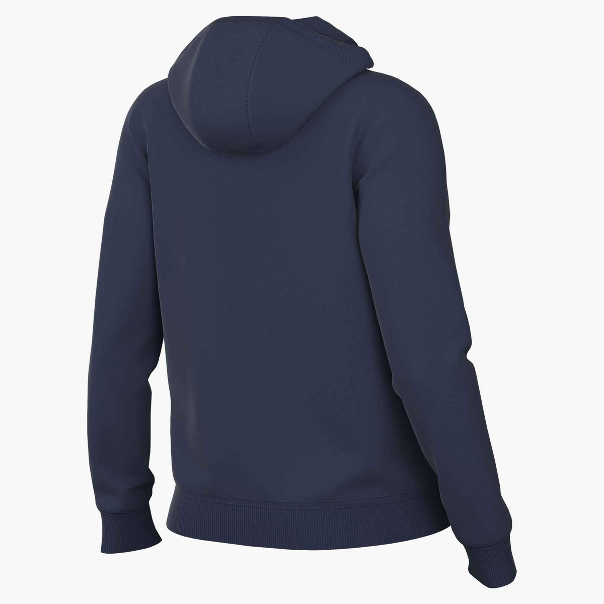 W NK PARK26 FLC FZ HOODIE - 063/DK GREY HEATHER/BL