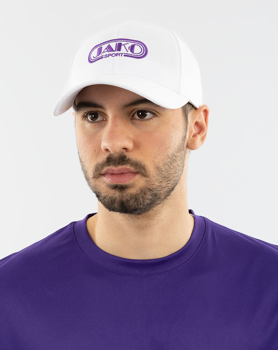 Jako Malle Cap Basic - weiß/lila