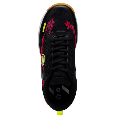 Jako Sportschuh Fun Id Junior - schwarz/pink/neongelb
