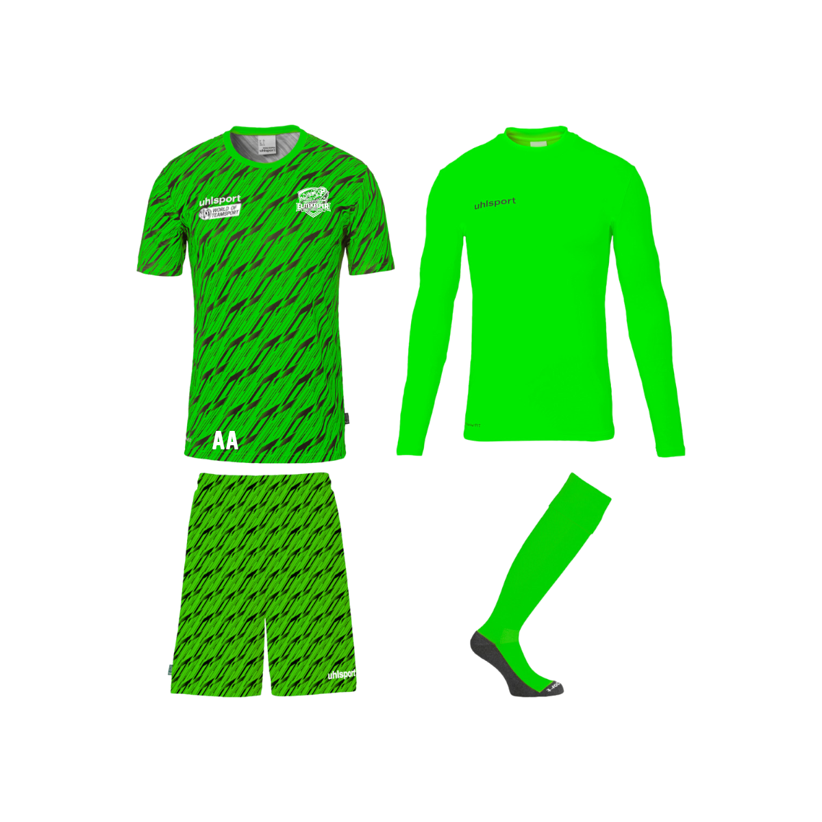 Progressive Torwart Set Initialen Torwartschule Elitekeeper